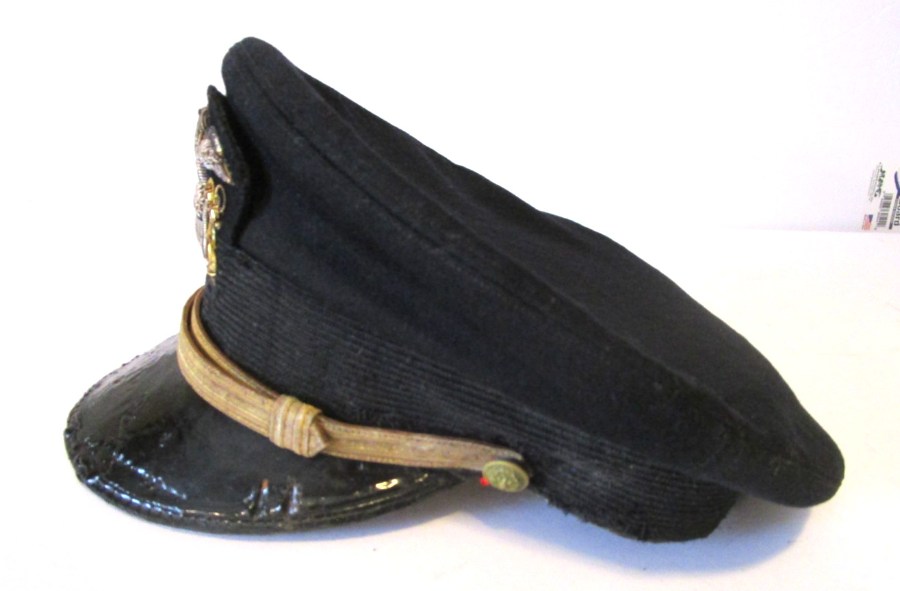 Pre WW2 Navy Ensign's Visor ID'ed
