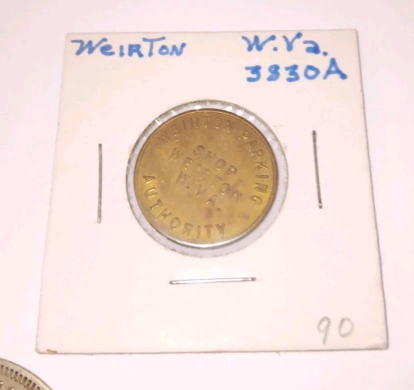 Vintage Wva Coal Script Tokens / Coins Money