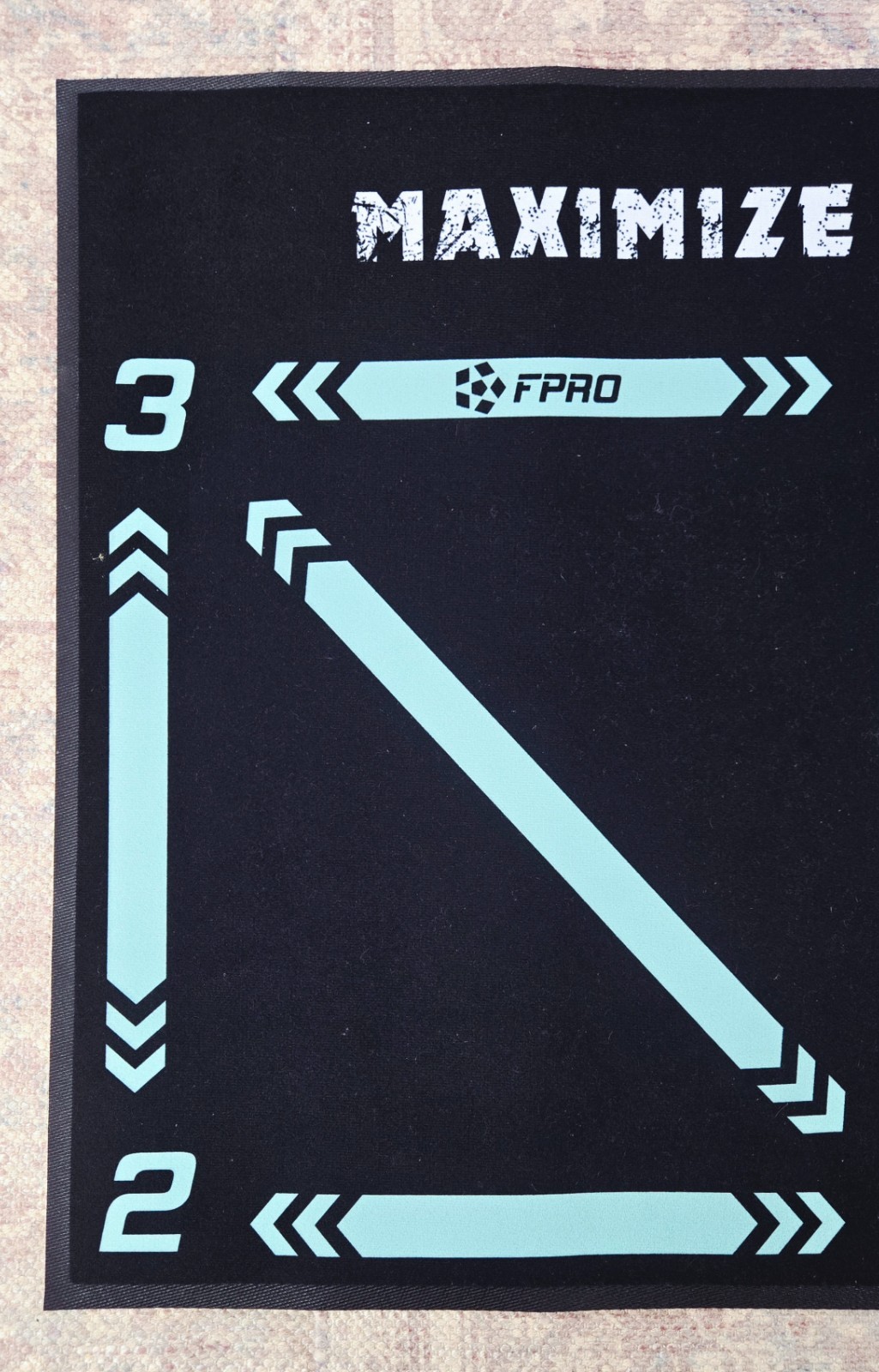 FPRO Soccer Training Mat Ball Mastery Mat Soccer Football Footstep Training Mats