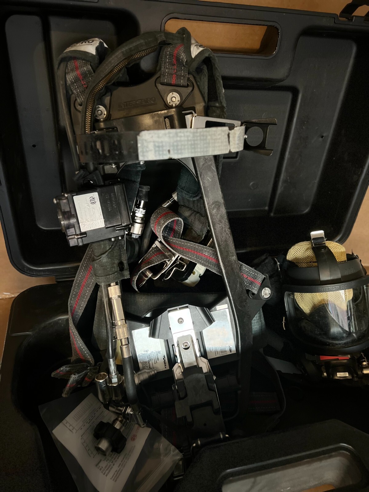 Interspiro CBRN SCBA Set w/ original case [ CYLINDER NOT INCLUDED ]