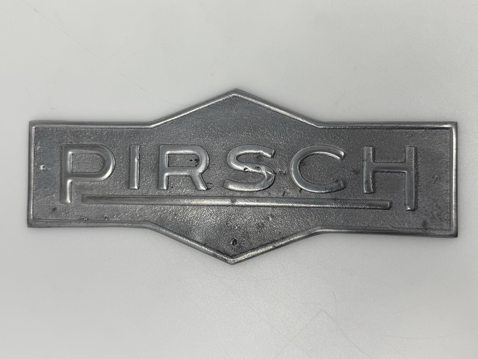 PIRSCH Fire Truck Emblem Nameplate Logo Badge Sign Firetruck Metal Cast Aluminum