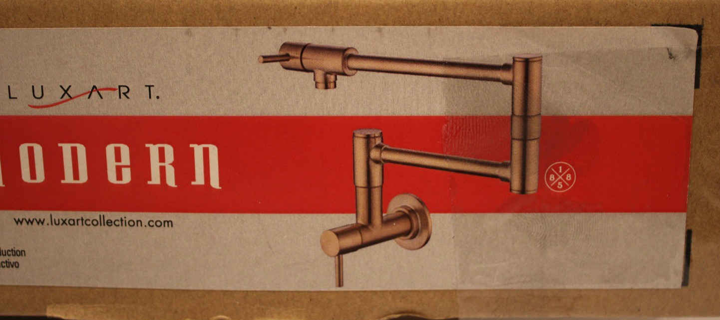 Luxart MO138-PBB - Wall-Mounted Pot Filler Faucet - Brushed Bronze