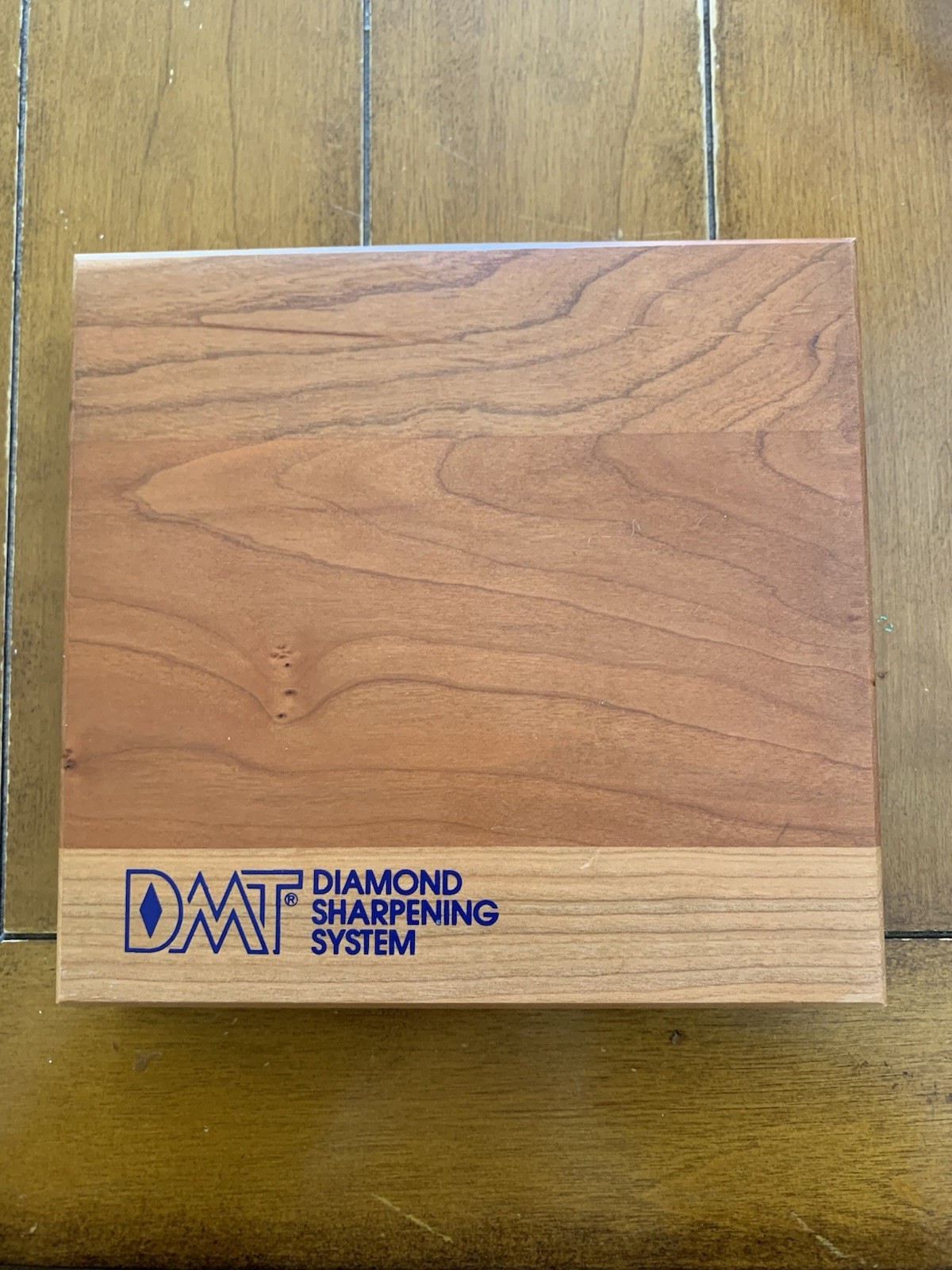 DMT Diamond Sharpening System 3 Pc 6" Stones Set Whetstone Wood Storage Box USA