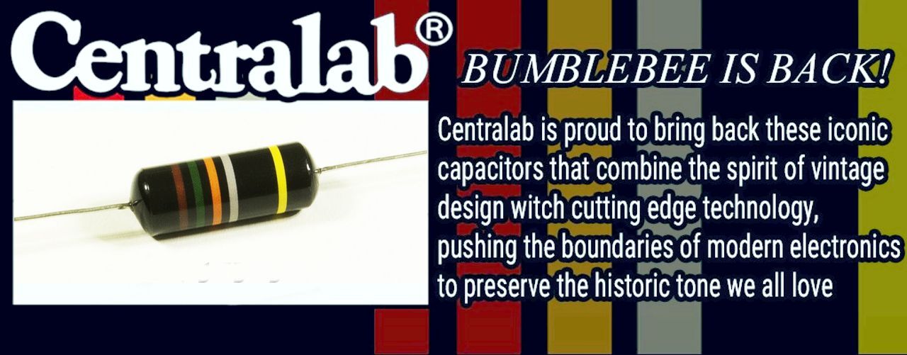 Centralab® Bumblebee Oil Filled Tone Capacitor .015MFD