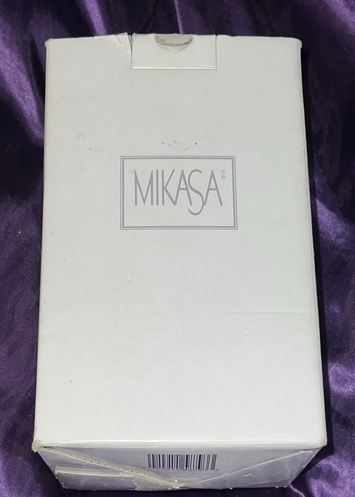 Mikasa Germany Clear Crystal Decorative Vase 8" 1/2 Glossy Finish