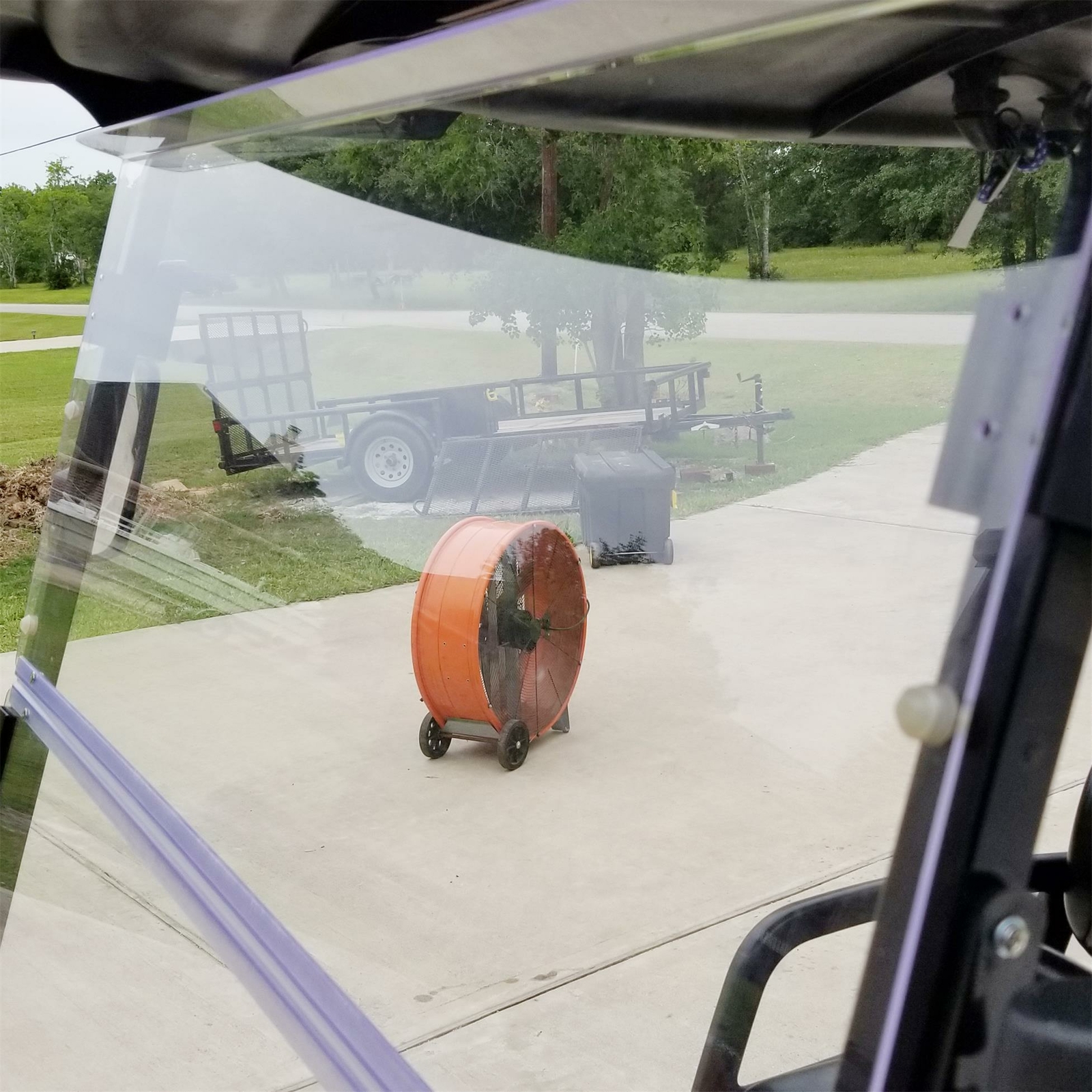 Front Clear Windshield Folding For 2007+ Yamaha G29 Drive Golf Electric Cart