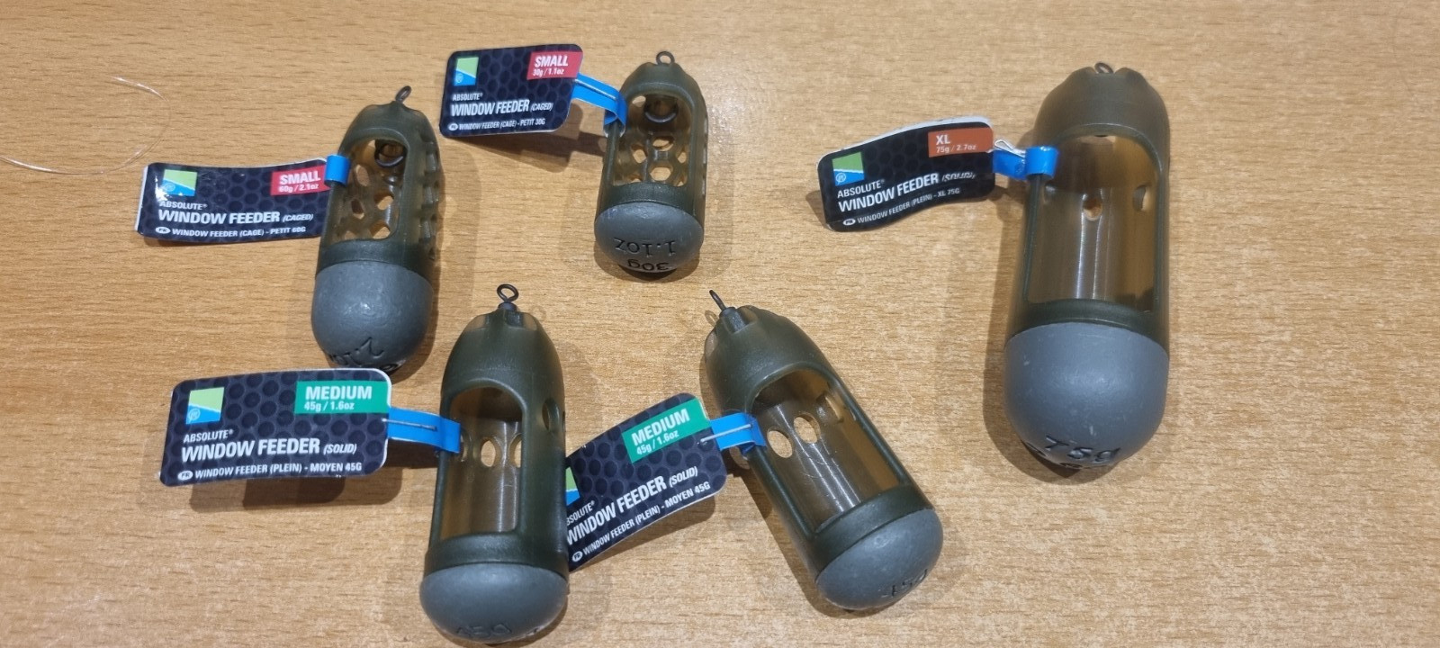 Preston Innovations Mixed Window Feeders Distance Feeders x 5