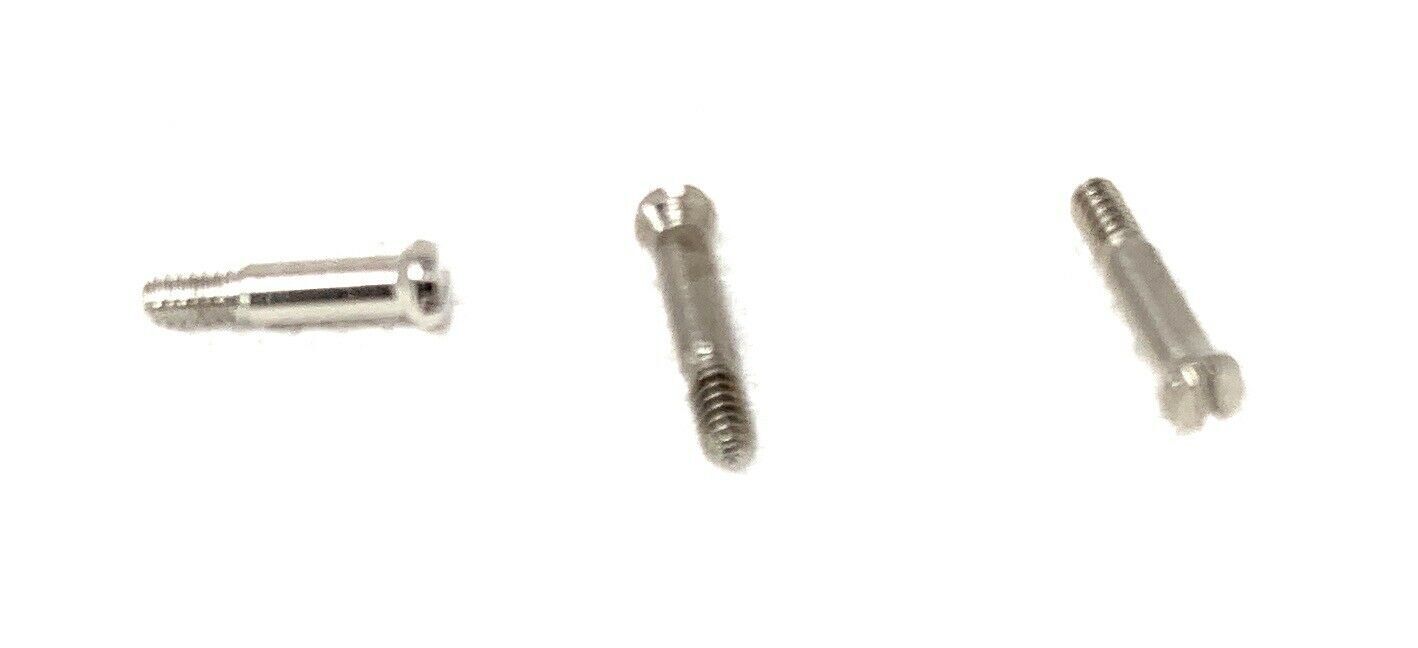 New Authentic RAYBAN RB2140 Wayfarer Replacement Temple Silver Hinge Screws (3)