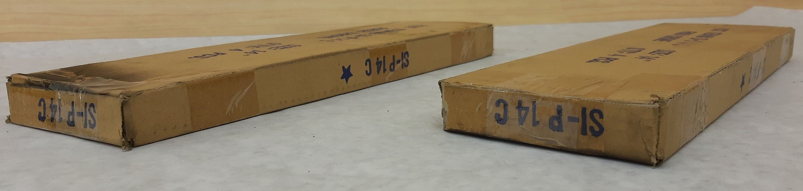 Qty 2 Shelving Inc 4 Pack 9" Chrome Wire Shelving Posts (8 Posts) SI-P14C *READ