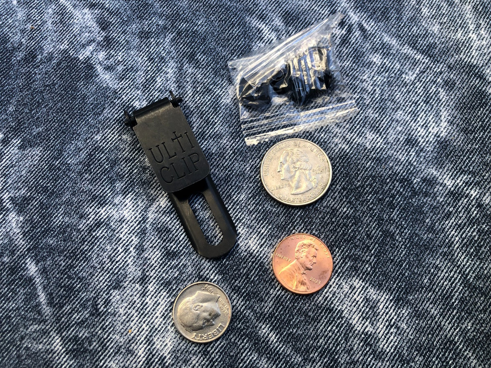 UltiClip Slim 2.2 Fixed Blade Clip for Belt-Less Carry