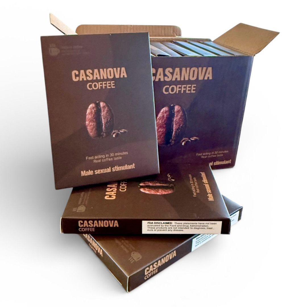 Casanova Coffee™ – Male Sexual Stimulant Blend (10-pack)