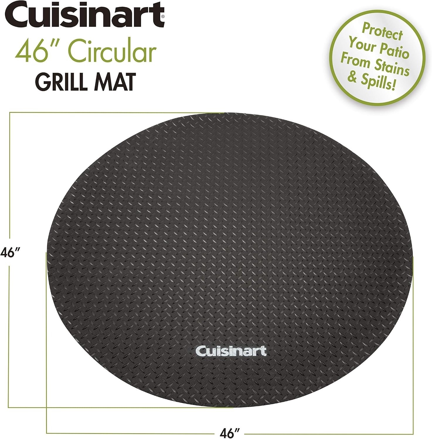 CUISINART 46" CIRCULAR GRILL MAT CGMT-046 NEW IN BOX