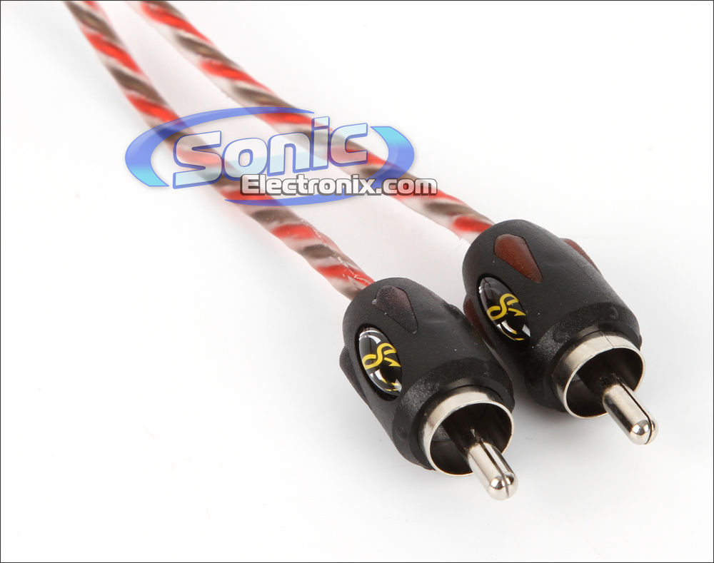 Stinger SI421.5 1.5 ft. of 2-Channel 4000 Series RCA Audio Interconnect Cable