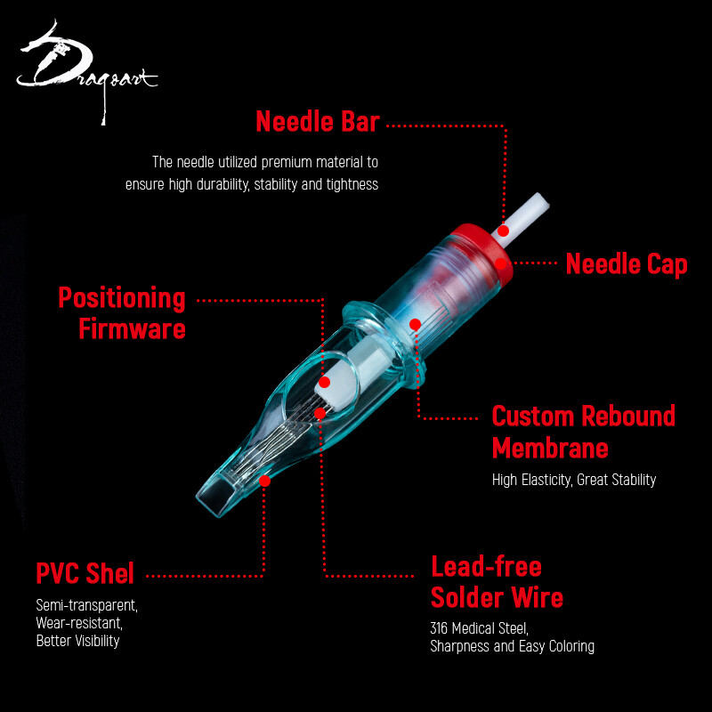 20 pcs Aurora Sterilized Disposable Tattoo Cartridge Needles Quality Guarantee