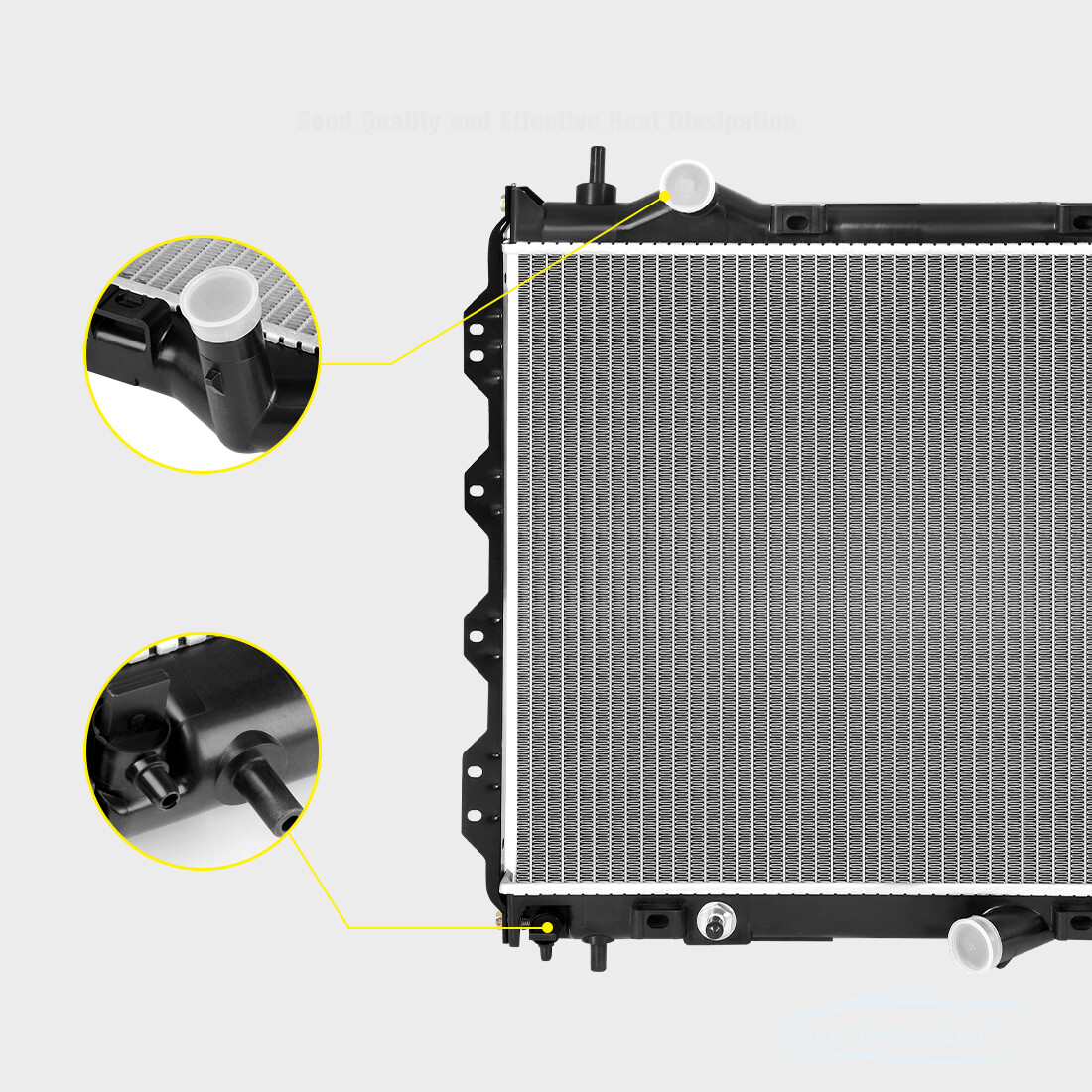 2298 Radiator for 2001-2010 Chrysler PT Cruiser Base Limited Touring 2.4L L4