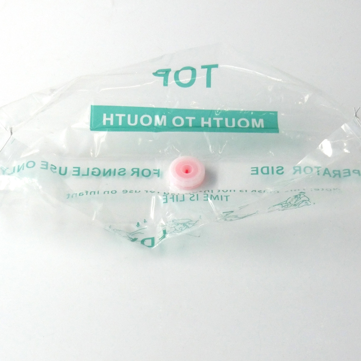 100pcs CPR Breathing Emergency Rescue Face Mask Pocket outdoor First Aid