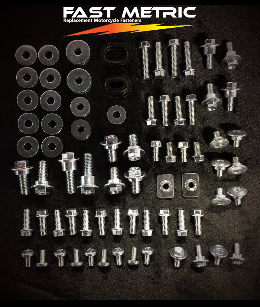 90pc FULL PLASTICS BOLT KIT for HONDA CRF450R CRF250R CRF150R