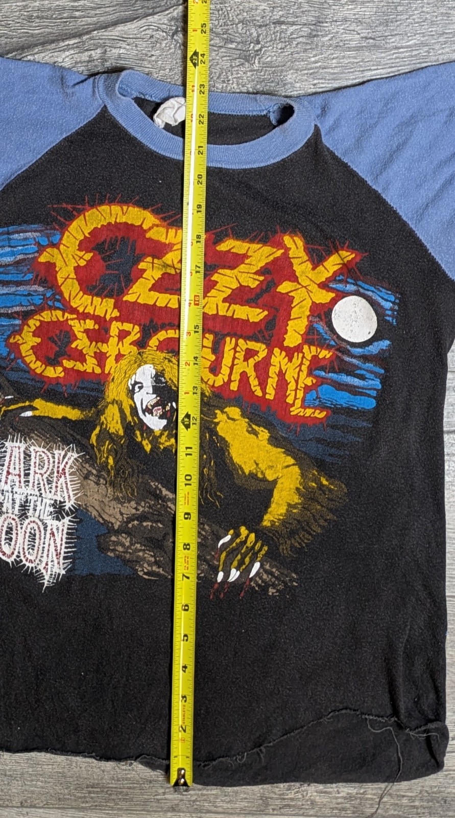 Ozzy Osbourne Bark At The Moon Concert Tee shirt 1984 Motley Crue Vintage