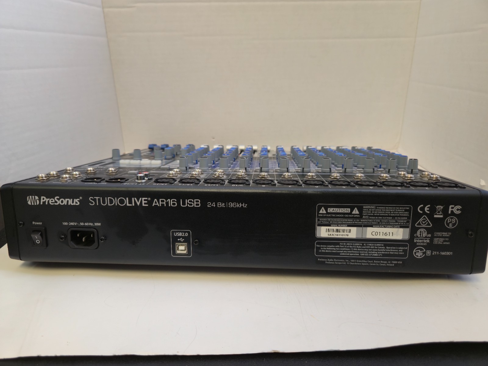 PreSonus StudioLive AR16 USB Analog Mixer
