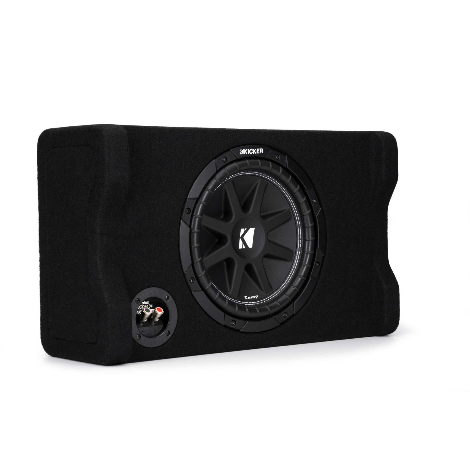 Kicker 48CDF104 Comp 10" sub in Down Firing enclosure, 4-Ohm - Open Box