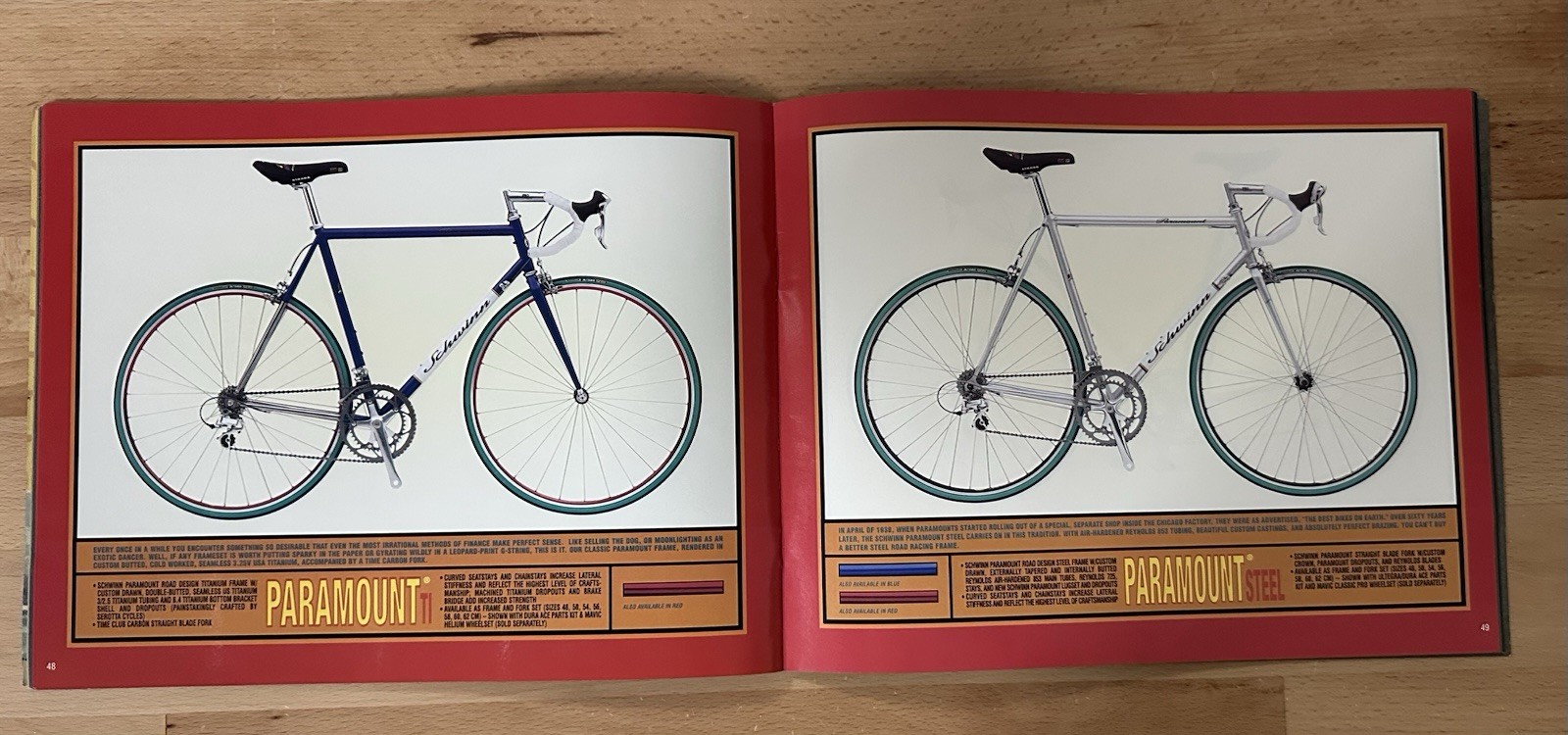 1996-2000 Vintage Schwinn Bicycle CATALOGs Lot of 5 Bundle
