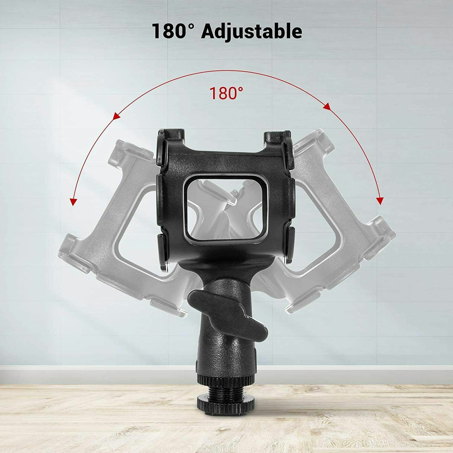 SmallRig Microphone Shock Mount w/Cold Shoe for Camera Top Handle |shoe adapter