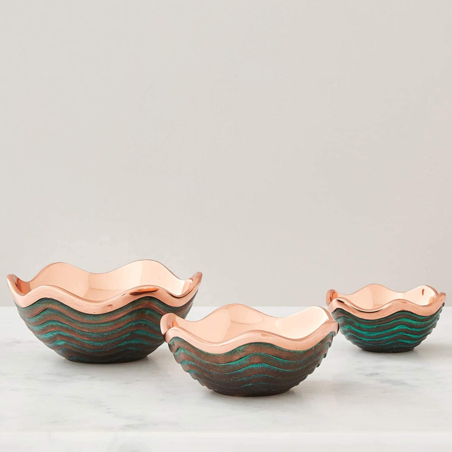 Nambe Copper Canyon Collection 6-Inch Serving Bowl, 16 Ounce