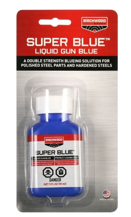 Birchwood Casey SUPER BLUE Liquid Gun Blue FOR BLUEING POLISHED HARDENED STEELS