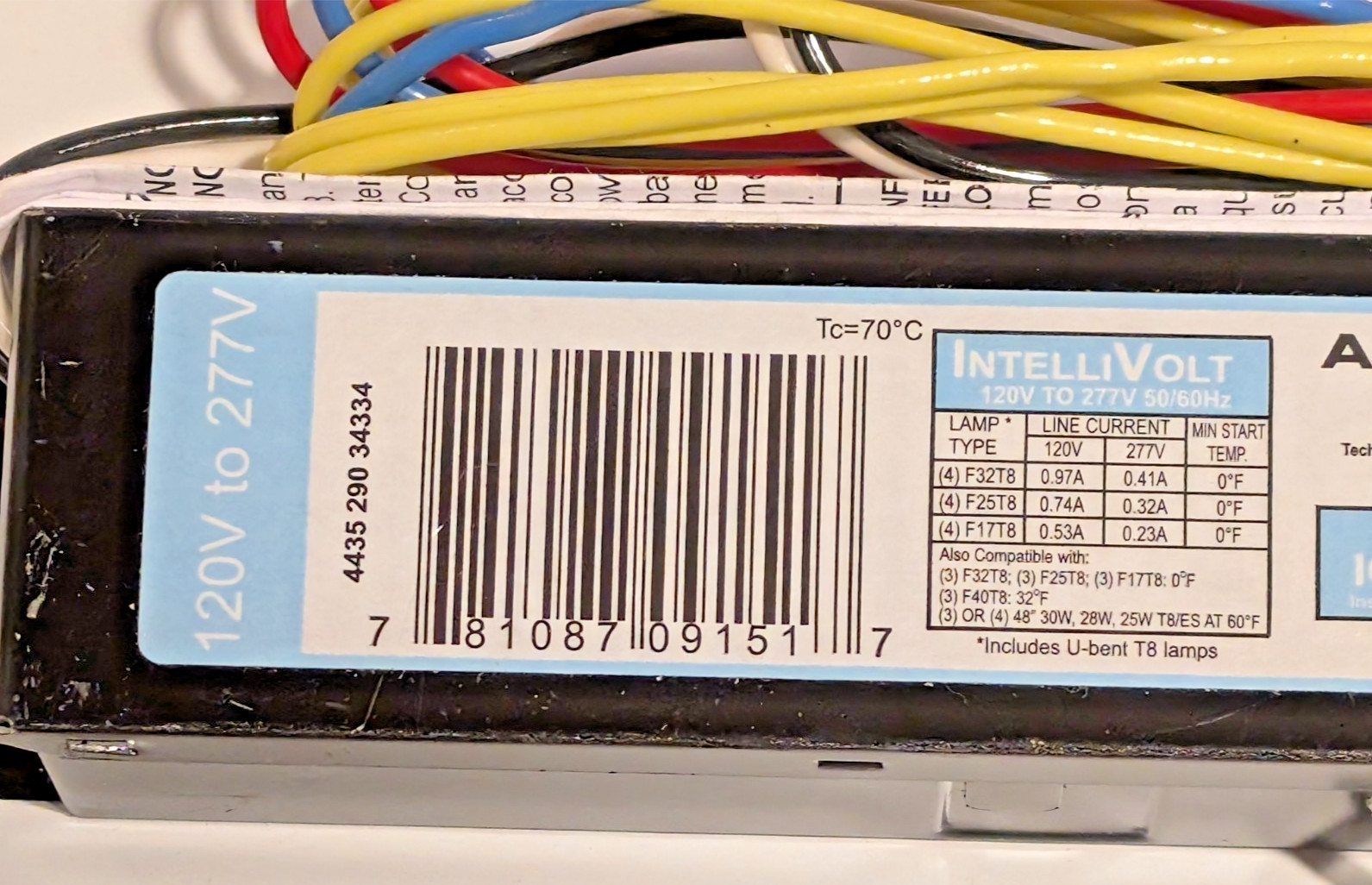 NEW Lot of 3 Advance Signify ICN-4P32-N Fluorescent Electronic Ballast 120-277V