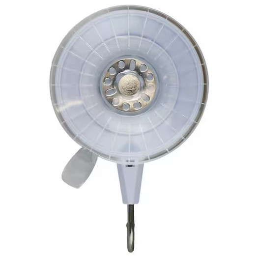 Magic Shower and Bathtub Suction Hook in White/ Metal