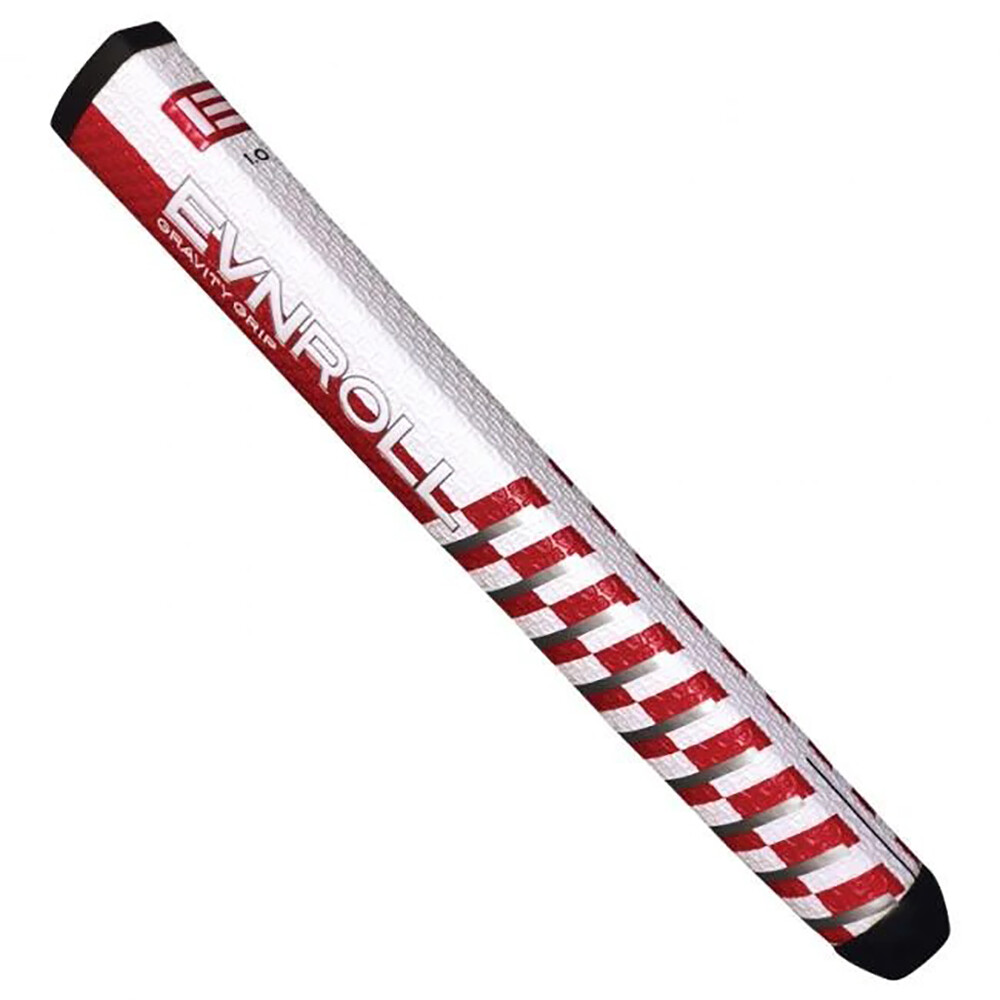 1 New Evnroll Gravity Putter Grip Red/White