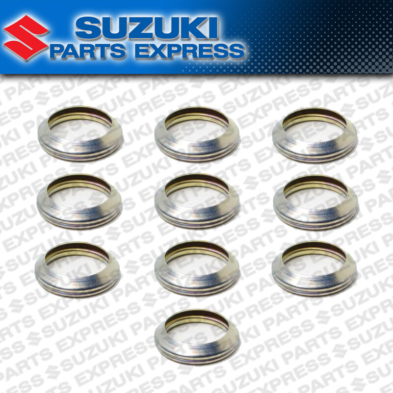NEW SUZUKI OEM OIL DRAIN PLUG GASKET 10 PACK DR-Z400 RM-Z250 DL650 09168-12002