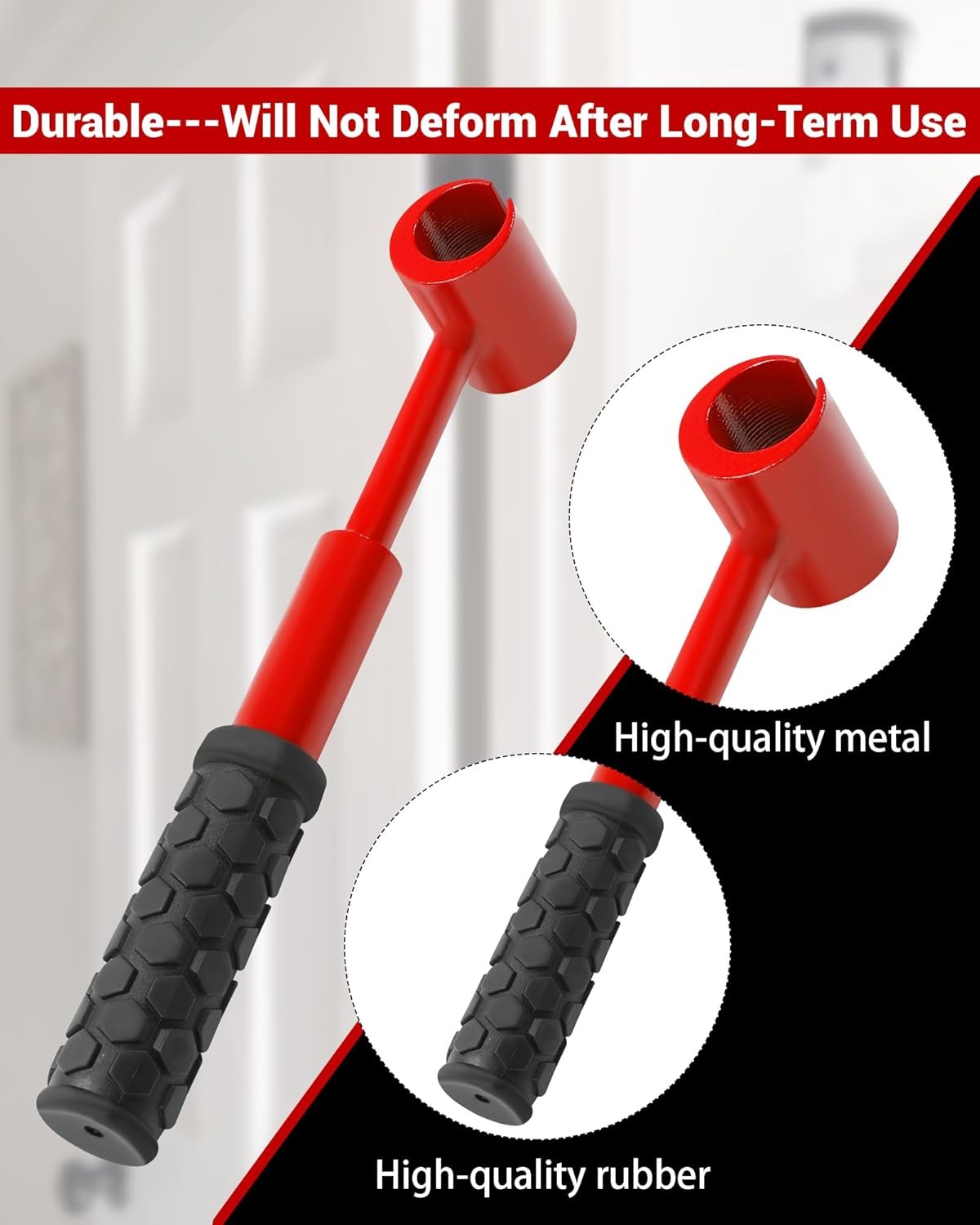 Kijeanis Hinge Gap Adjustment Wrench Set, Heavy Door Hinge Adjustment Tool