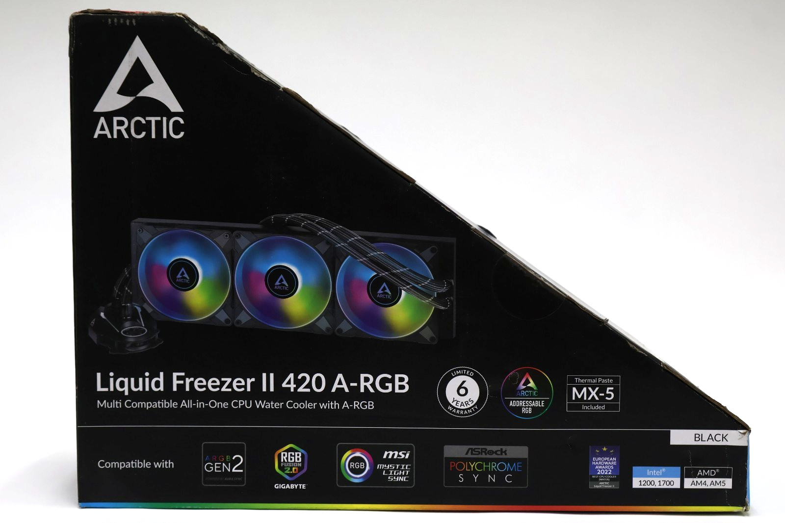 ARCTIC Liquid Freezer II 420 A-RGB Water Cooler Black (OEM) ACFRE00109A NEW