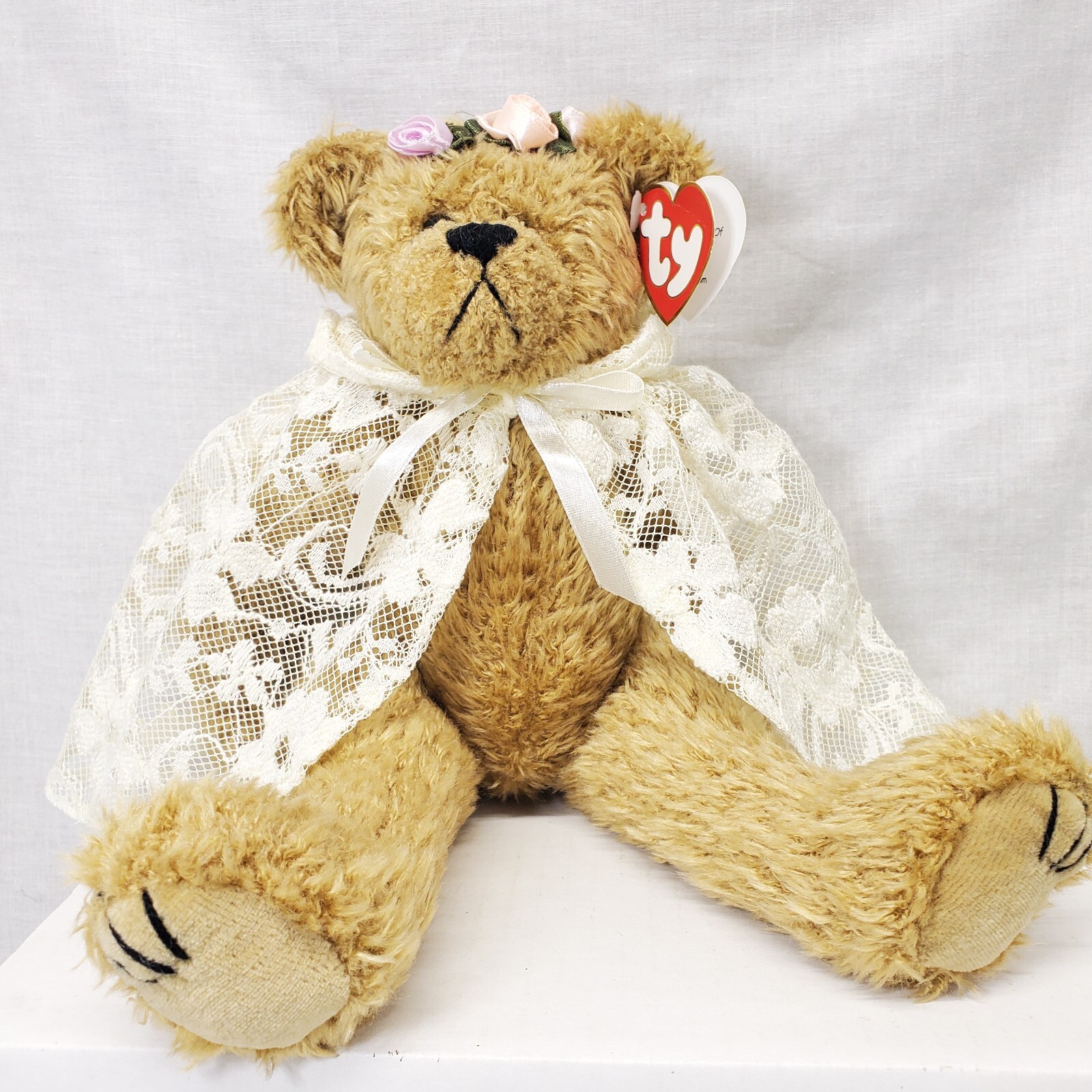 Ty Eve You're the Apple of My Eye Bear 13" Plush Soft Toy Stuffed Animal
