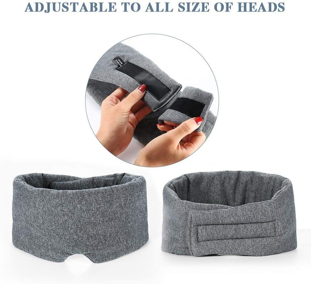 Cotton Eye Mask Handmade Blindfold Travel Adjustable Sleeping Mask Women Men USA