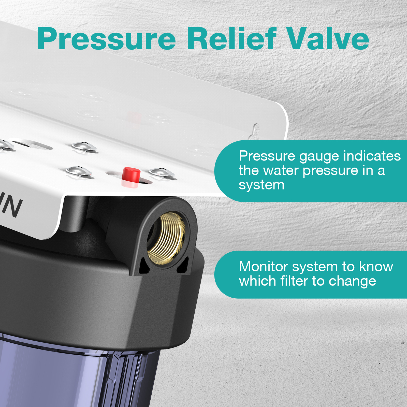 Big Blue Whole House Water Filter System City/Well Water Filtration 100000 Gal