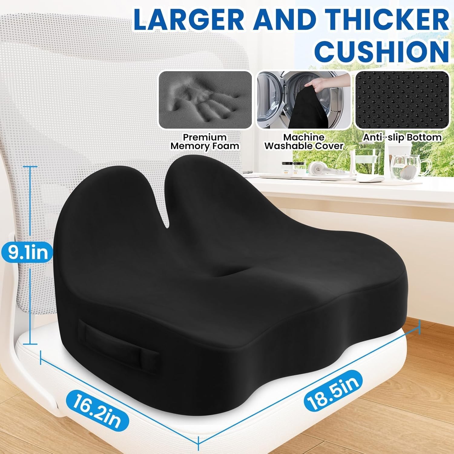 Cushion Lab Patented Pressure Relief Seat Cushion for Long Sitting Hours