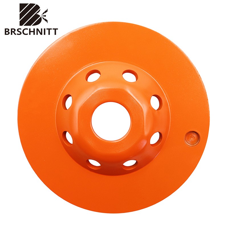 4.5'' Diamond Grinding Cup Wheel Turbo Row Polishing Disc for Concrete Masonry