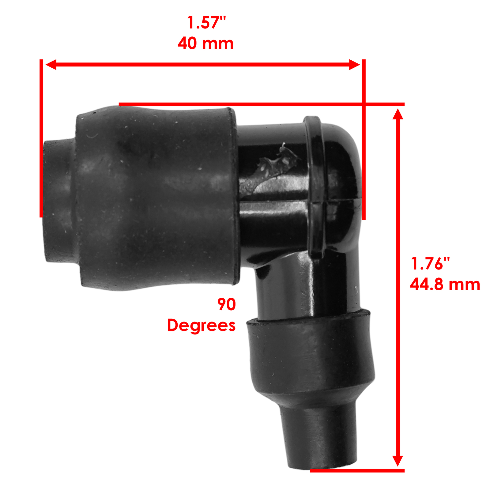 Caltric Spark Plug Boot Cap for Kawasaki Mule 2510 KAF620 2007