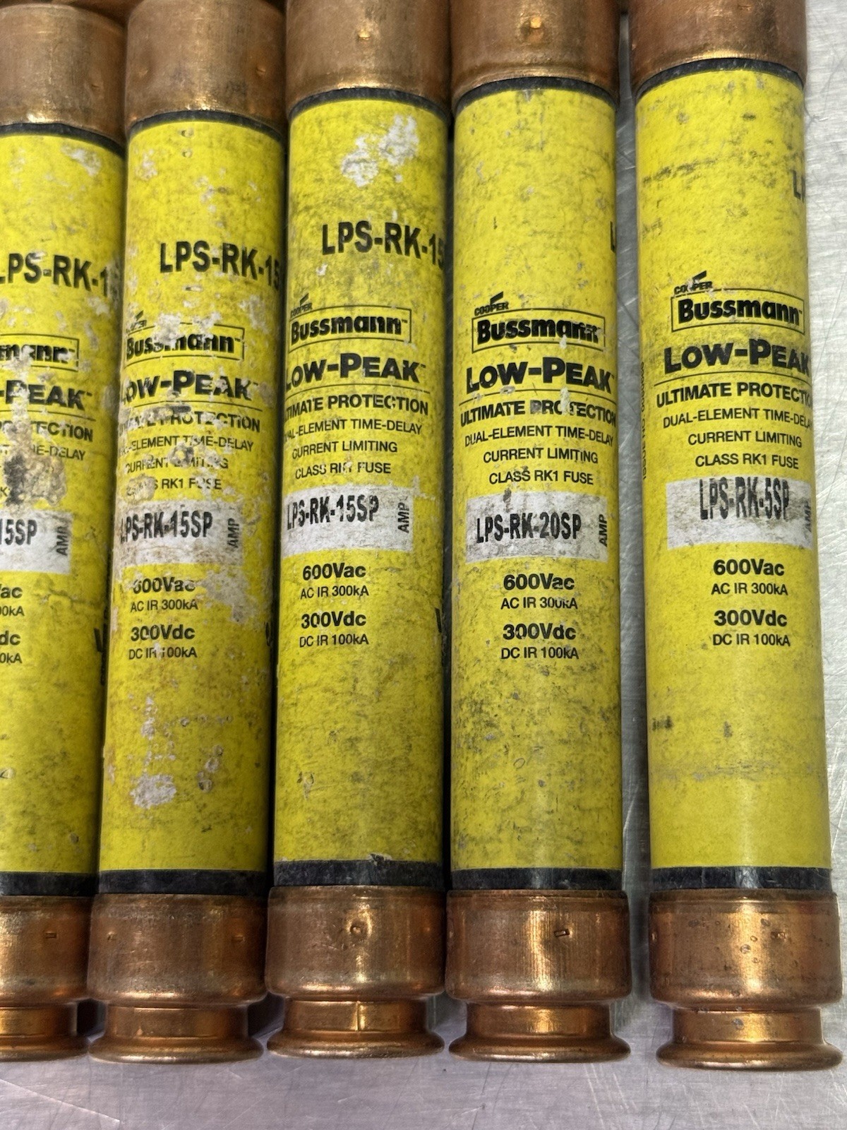 Bussmann LPS-RK Fuse Lot 23 Low-Peak RK1 600V 5SP 15SP 20SP Mixed