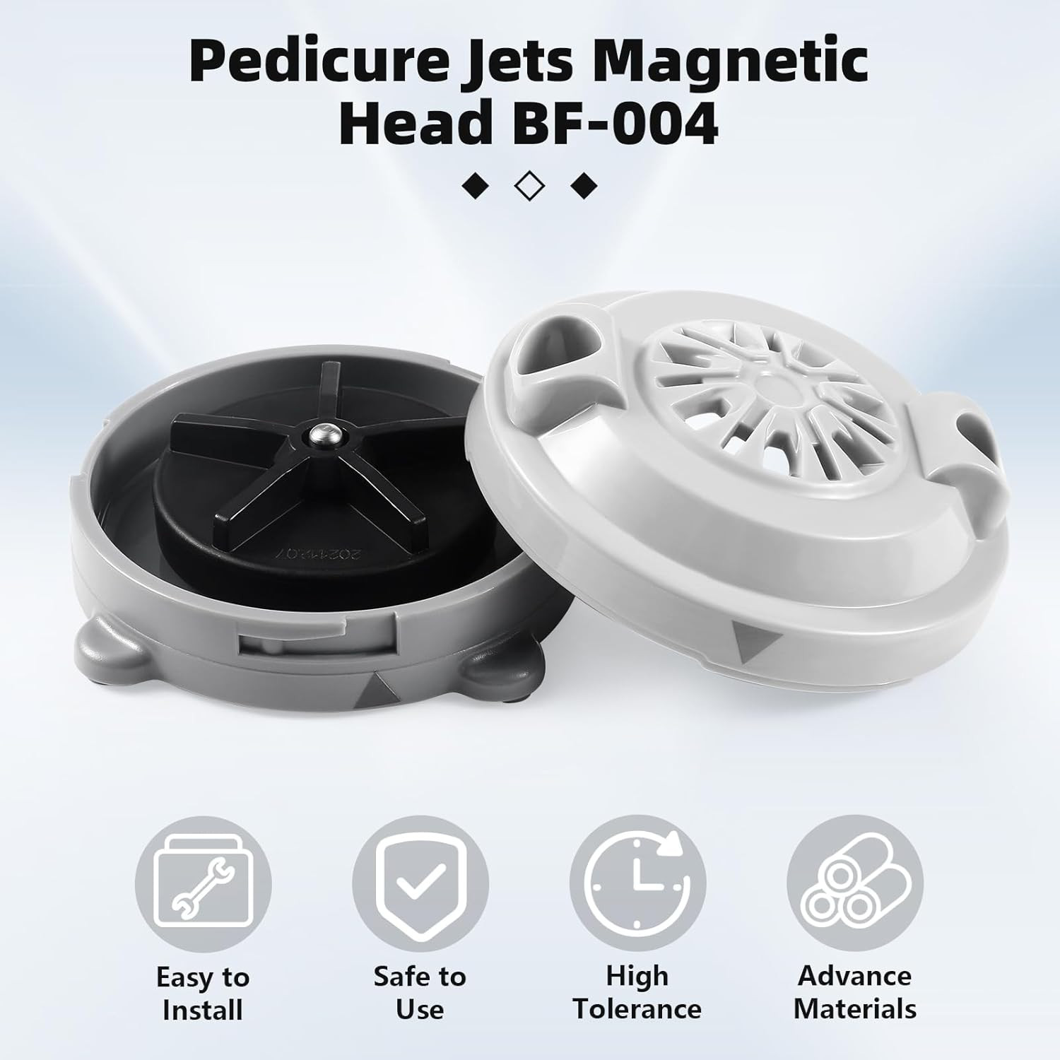 BF-004 Pipeless Magnetic Jet Head Motor,Universal Fit for LURACO Jet Motor Pedic