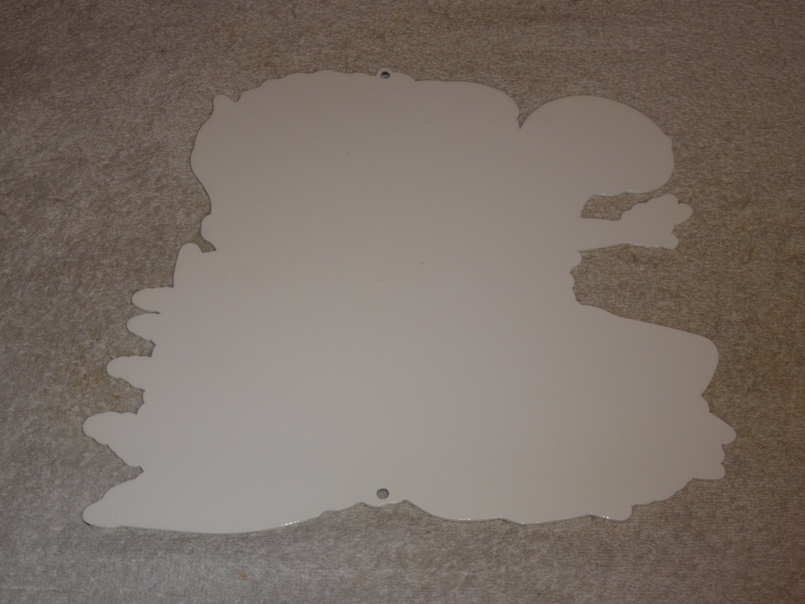 VINTAGE RATFINK DRIVES CAR W/ WOMAN MONSTER 12" METAL GASOLINE OIL RAT FINK SIGN