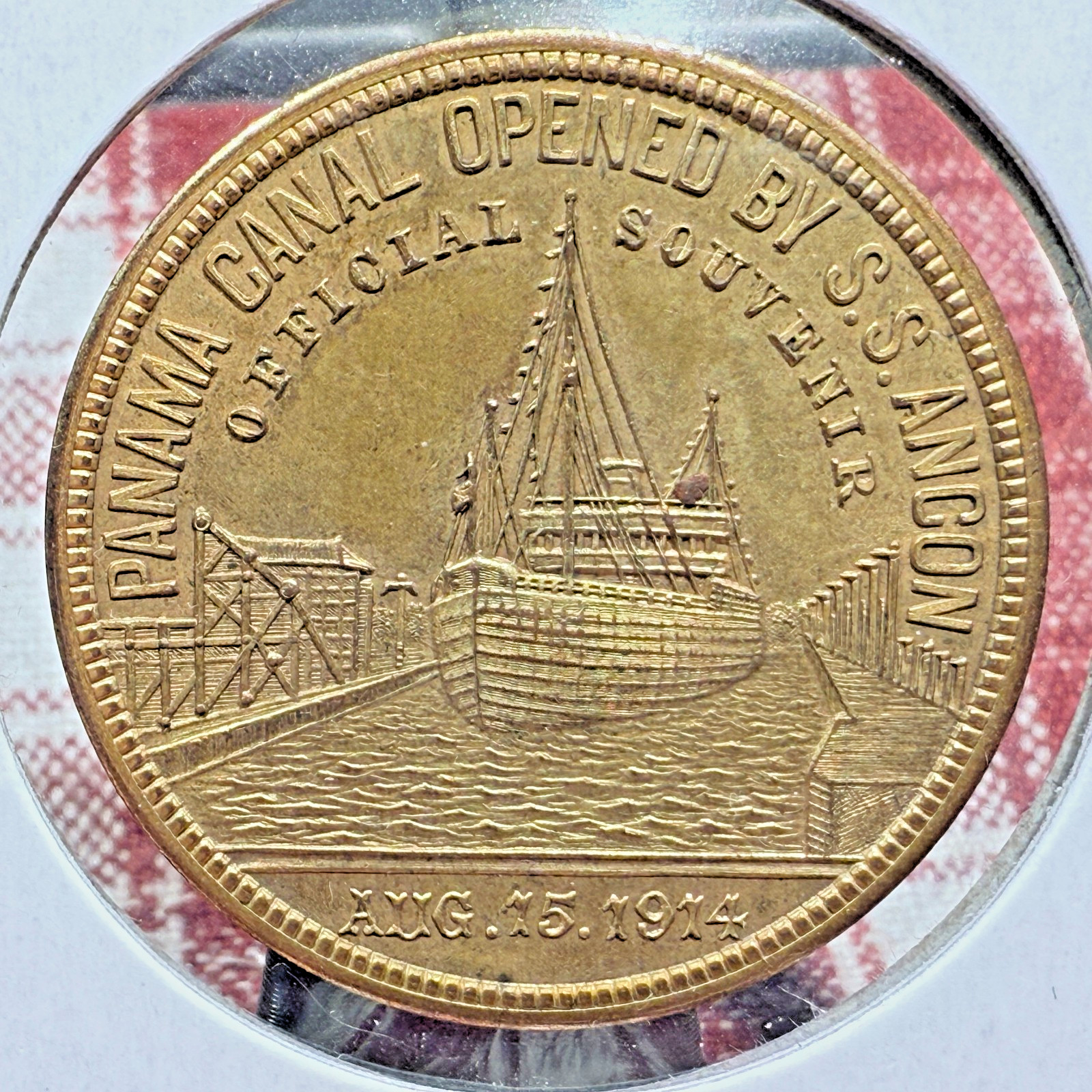 1915 San Diego California Panama Canal Exposition So-Called Dollar HK-428 SP7137