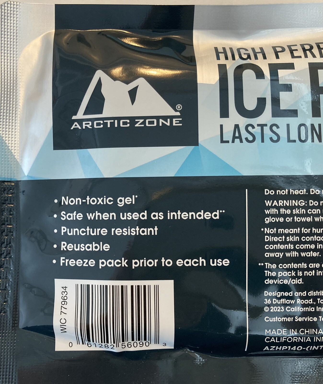 Arctic Zone High Performance Ice Pack for Lunch Boxes Bags or Coolers Set of 2