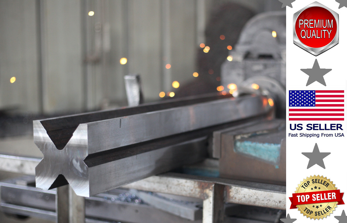 NEW 6" Press Brake Die 2.36" square - V Openings: 1.97", 1.38", 0.87" and 0.63"