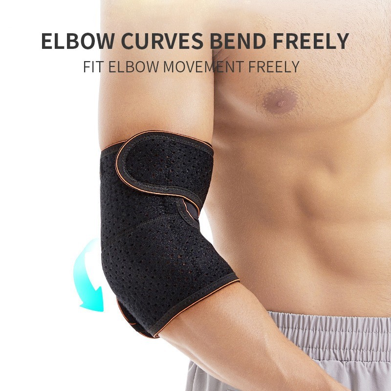 1 Pcs Elbow Brace Compression Support Sleeve Arthritis Tendon Joint Pain Wrap US