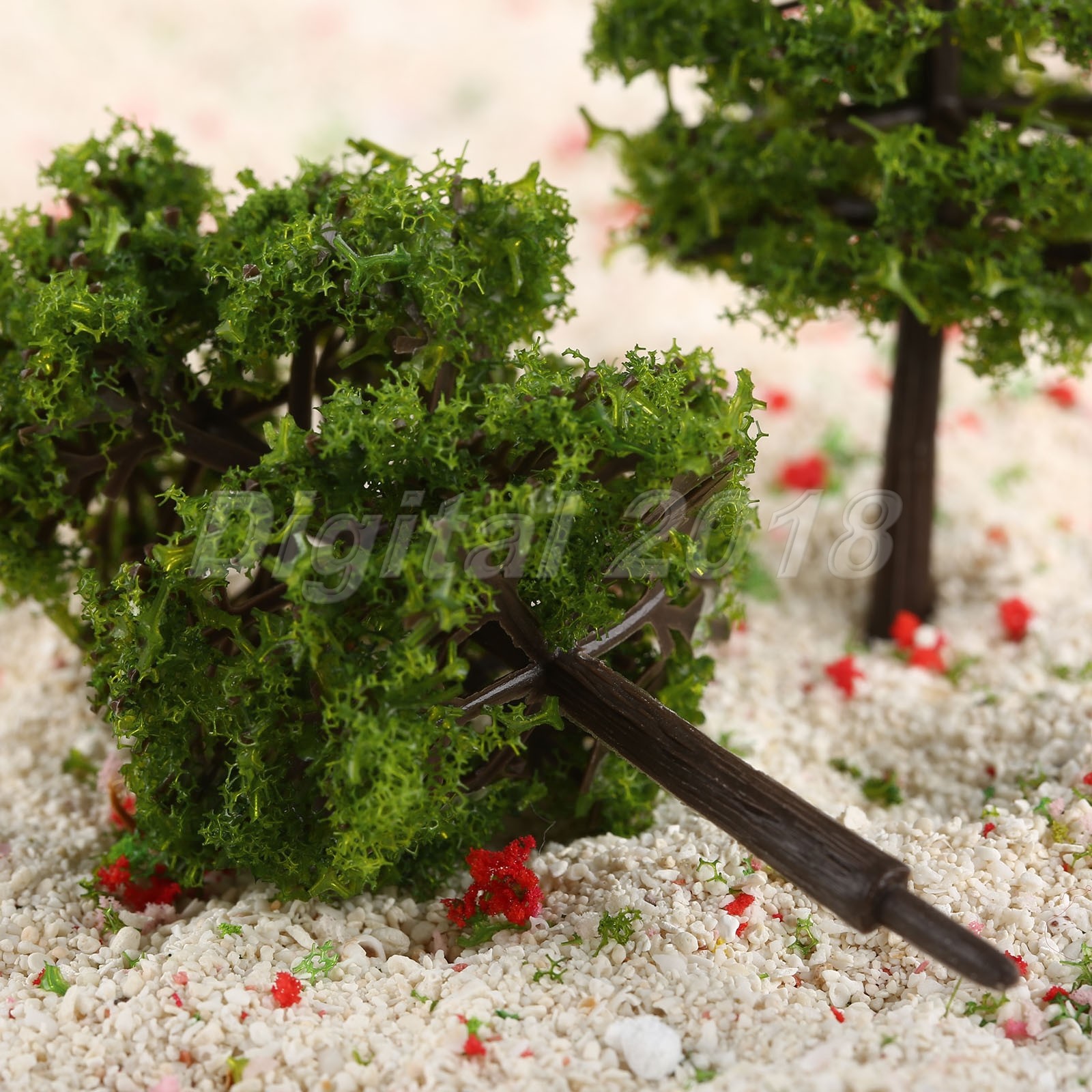 20Pcs HO OO Scale 1:100 9cm Model Scenery Trees Layout Train Railway Landscape