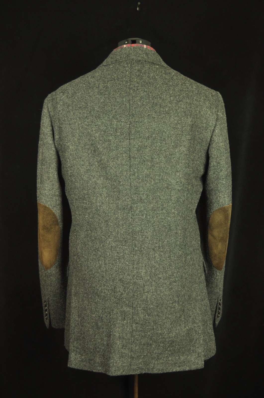 J. Crew Ludlow Moon British Wool Tweed Charcoal Gray Sport Coat 40 Long