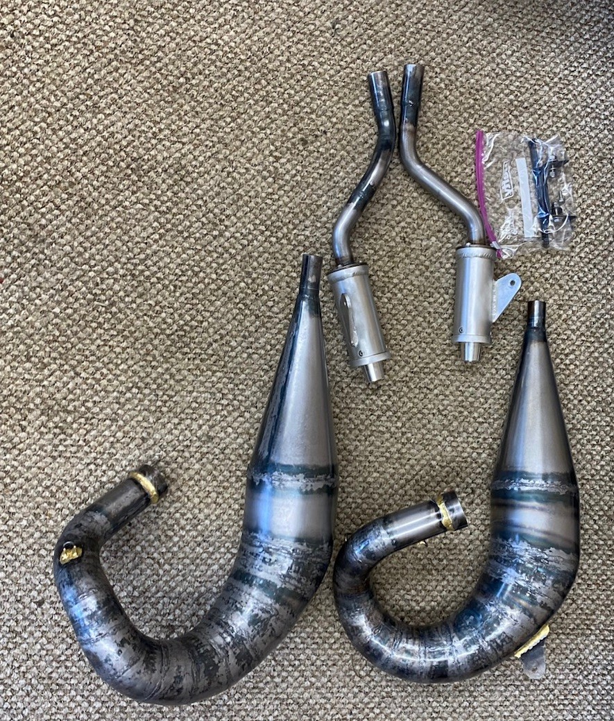 Banshee Shearer Hand Coned In Frame Drag Pipes Sf/bb (new Never Ran)